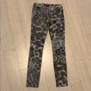 Alice and Olivia camo denim 2